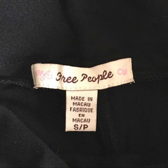 Free People Black A-Line Skirt - Picture 2 of 7